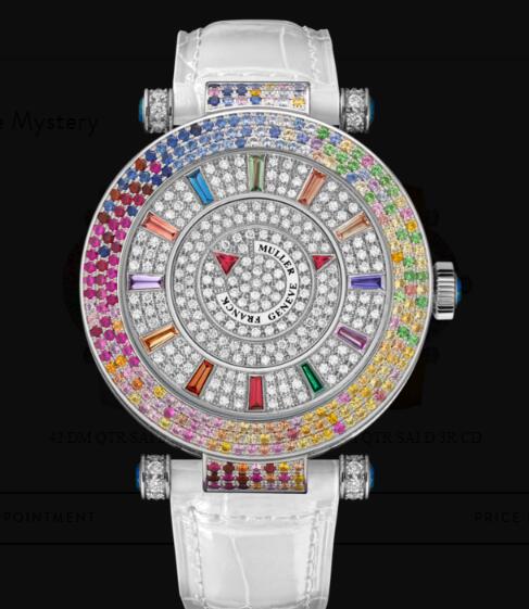 Review Franck Muller Round Ladies Quatre Saisons - Double Mystery Replica Watch for Sale Cheap Price 42 DM QTR SAI D 3R CD OG